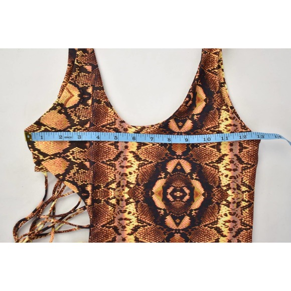 CAMI AND JAX Savannah Swimsuit in Python Print Size S - Picture 5 of 6